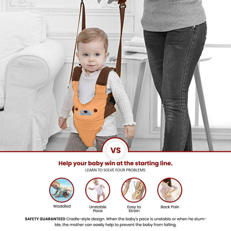 Baby Walking Harness Handheld Kids Walker Helper Toddler