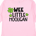thumbnail image 4 of Inktastic St. Patrick's Day Wee Little Hooligan with Clovers Boys or Girls Long Sleeve Toddler T-Shirt, 4 of 5