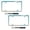 Beach Style, variant on Jeiento 2 PCS License Plate Frames Solid Rust-Proof Easy to Install 4 Holes Car Licence Plate Covers Slim Design Leopard Print Universal Car Frame for Women and Men