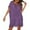 Purple, variant on Sngxgn Women Swimsuit Coverup Blouse Button up Shirt Dresses Tops(Pink,One Size)