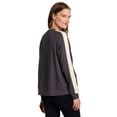 thumbnail image 5 of RBX Active Women's Ultra Lightweight Cotton Blend French Terry Crewneck Pullover with Crochet Trim, 5 of 5