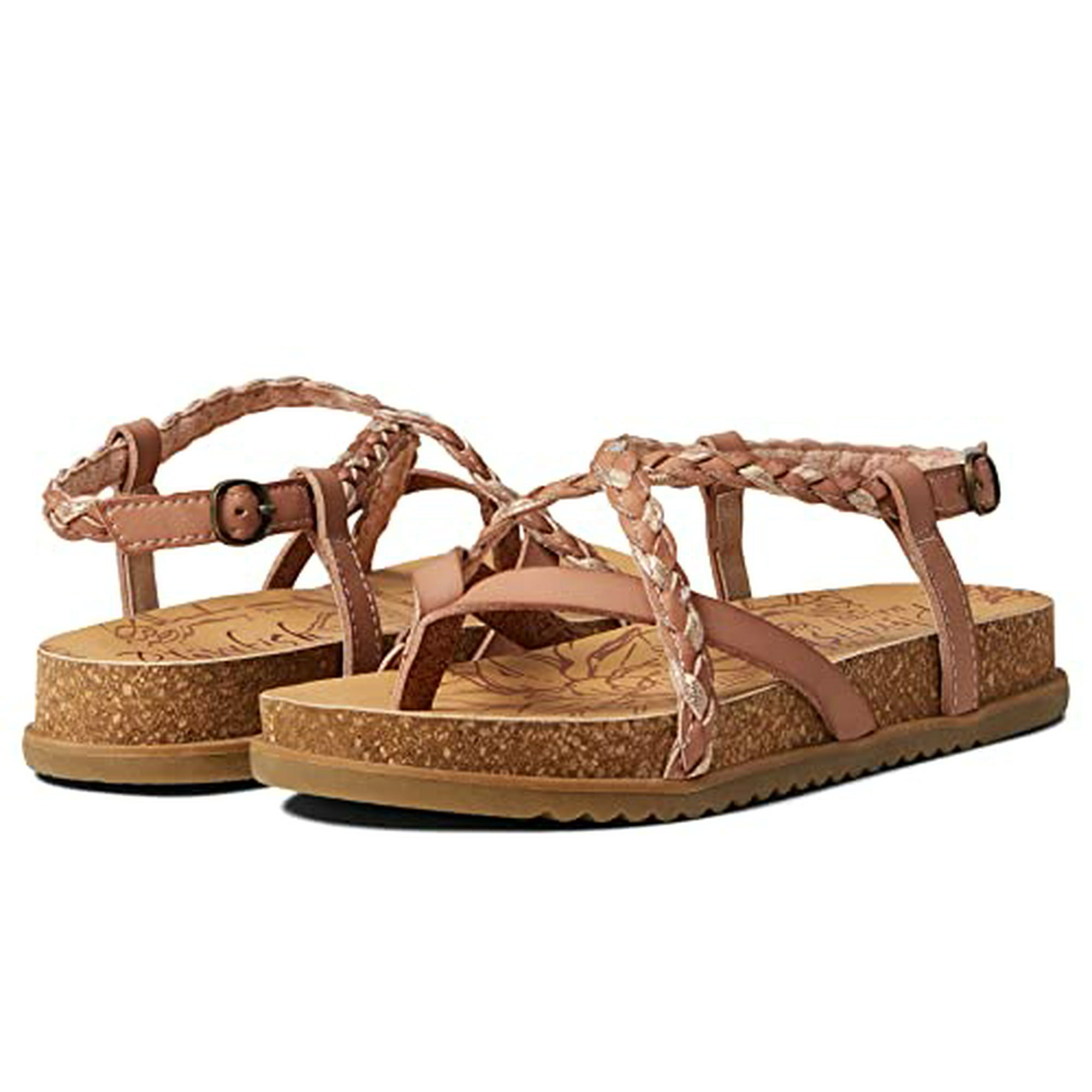 Blowfish Malibu Girls Strappy Sandal Nude Rosegold 4 Big Kid Other