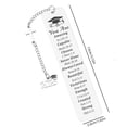 thumbnail image 3 of Class of 2026 Graduation Bookmark Metal Cross Bookmark Keepsake Gift for Grad Celebration Book Lover Graduation Party Favor Commemorative Gift,1 PC,Silver, 3 of 9