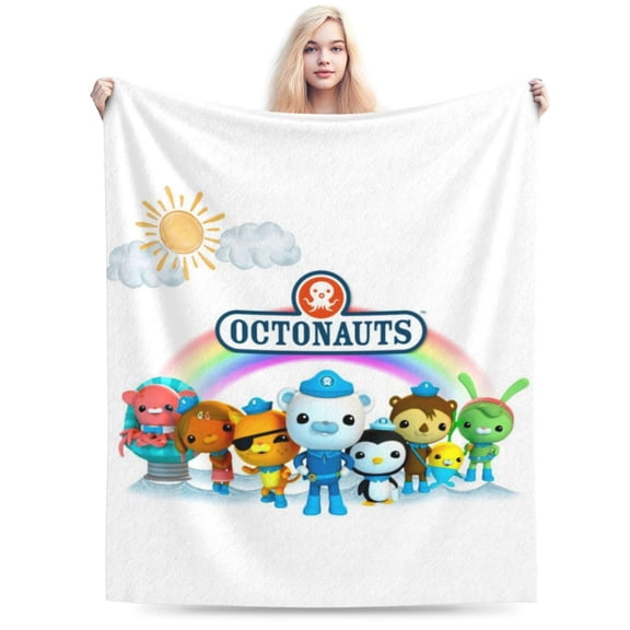 The Octonauts Bed Blanket Air Conditioner Quilt Ultra Soft Flannel Blanket All Season Fuzzy Blanket Reversible Fluffy Plush Blanket 40"X30"