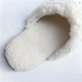 thumbnail image 5 of Qingpeng Ladies Closed Toe Open Back Plush Slippers Soft Cozy House Shoes Comfortable Indoor Footwear with Playful Sheep Design for Home, 5 of 8