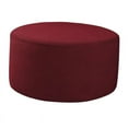 thumbnail image 2 of Stretch Ottoman Cover Storage Stool Furniture Protector slipcover Large Size - Red, 2 of 6