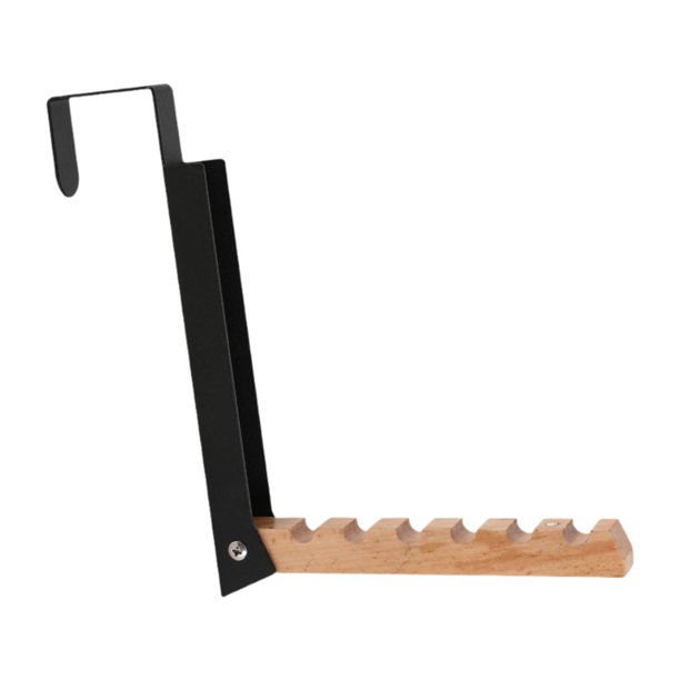 Perchero de puerta, perchero, fácil montaje, portátil, plegable, para Negro