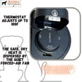 thumbnail image 4 of Calentador Dog House Furnace Hound Deluxe de 400 W de Akoma, 4 of 9