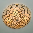 thumbnail image 2 of AFANQI 19.7" Ceiling Lamp 4 Lights Vintage Flush Mount Ceiling Light with Stained Glass Shade, 2 of 12