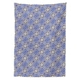 thumbnail image 3 of Ambesonne Moroccan Tablecloth Rectangular Table Cover, Geometric Azulejo Design, 60"x90", Violet Blue Black Cream, 3 of 4
