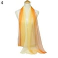 thumbnail image 4 of Ayyufe Fashion Gradient Color Voile Scarf Women Lightweight Soft Long Neck Wrap Shawl, 4 of 7