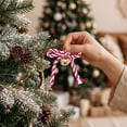 thumbnail image 5 of Christmas Decorations Bows, Party Atmosphere Decorations 10Pcs, 3.4x3.0in for Tree Wreath Wall Window Holiday Party Decor, 5 of 5