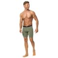 thumbnail image 4 of 𝗕𝗥𝗘𝗔𝗧𝗛𝗔𝗕𝗟𝗘 𝗖𝗢𝗠𝗙𝗢𝗥𝗧 Merino Wool Boxer Briefs for Men - Dry Fit Sports Underwear Base Layer (Dark Olive 2 Pack, Small) - Merino.tech, 4 of 4
