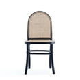 thumbnail image 3 of Manhattan Comfort Paragon 19.29" Wood Dining Chair in Black (Set of 4), 3 of 7