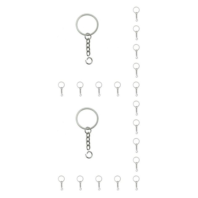 sweethay Llaveros Hebilla a granel Guardianes largos y redondos Accesorios para hacer anillo plano Type2 NO2 sweethay CBP433179