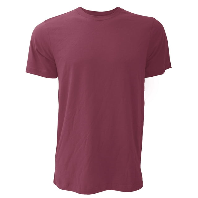 Canvas Jersey Crew Neck T-Shirt / Mens Short Sleeve T-Shirt