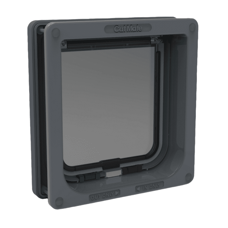Cat Mate 4-Way Locking Cat Flap with Door Liner, Grey photo 5
