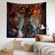 thumbnail image 4 of Árbol de la Vida Colgante de Pared, Tapiz Psicodélico Cascada Bajo el Tapiz del árbol Antiguo, Tapiz Colgante de Pared de Hadas Decoración Dormitorio Sala de Estar Tapiz, 130X150CM JAMW Sencillez, 4 of 5