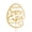 Gold-2B-home supplies, variant on LEFTHIGH Home Easter Party Alphabet Egg Gold Scallion Paper Cake Topper Plugin Party Decoration Flag for Birthday Celebration Dessert Decor 15x10.7cm Kitchen