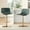 Green-Gold, variant on Farini Adjustable Bar Stools Set of 2, Modern Swivel Bar Stools, Bar Height Stools with Back Support, Pu Leather Bar Stool for Kitchen Island Counter