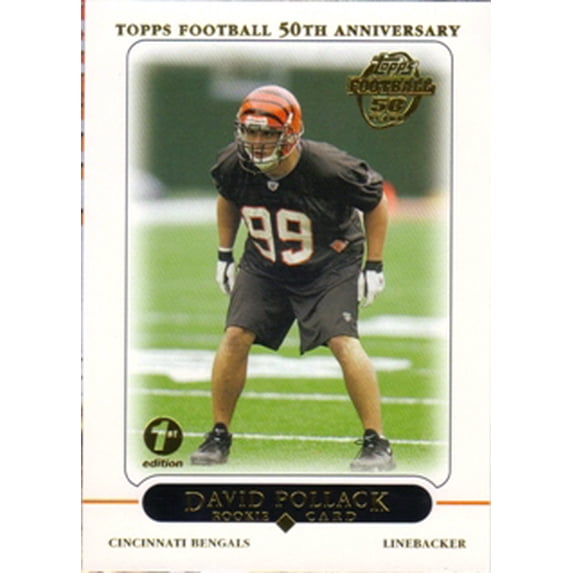 2005 Topps First Edition #364 David Pollack NFL Football Trading Card ...