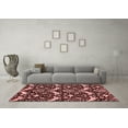thumbnail image 3 of Ahgly Company Indoor Rectangle Abstract Red Modern Area Rugs, 5' x 8', 3 of 4