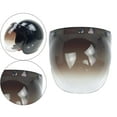 thumbnail image 4 of jinwen Face Ouverte Rétro Gradient 3-Snap Lunettes à Bulles Visière 5 5, 4 of 9