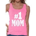 thumbnail image 1 of Awkward Styles Women's #1 Mom Graphic Tank Tops for Best Mom In The World, 1 of 4