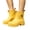 H-554 Yellow, variant on H-554 Black Womens Short Rain Boots Waterproof Non Slip Outdoor Garden Shoes Comfortable Soft Sole Kitchen Work Fishing