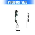 thumbnail image 3 of Artistic Acrylic Keychain With Pixel Filter Pattern Sturdy Lightweight Accessory For Keys Or Bag Charm, 3 of 9