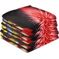 thumbnail image 6 of Bald Eagle Memorial Day Flag Tea Towels Set of 1 Fireworks USA Flag Kitchen Dish Cloth with Hanging Loop, 18"x28"Lint-Free Absorbent Towel for Kitchen Drying Wiping and Cleaning, 6 of 6