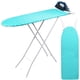 thumbnail image 1 of Burro de Planchar Plegable y Resistente Tabla de Planchar con Soporte para Plancha Colgador 7 Alturas Ajustables Burro de Planchar de 90 x 30 CM (Circulos Verdes), 1 of 1