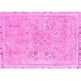 thumbnail image 1 of Ahgly Company Indoor Rectangle Abstract Pink Modern Area Rugs, 5' x 7', 1 of 4