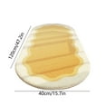 thumbnail image 3 of CASAFUN Oval Soft Bedroom Rugs Shaggys Rugs for Bedroom Small Carpet for Living Room Runner Rug Non Slip Modern Home Decor 16x48in, 3 of 7