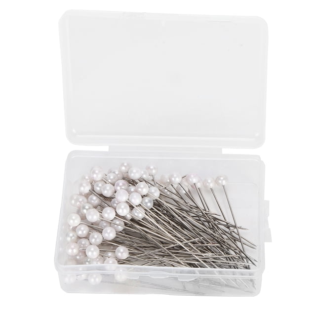 Pearl Pins,100Pcs Pearl Pins Round Ball Pin Sewing Accessories Exceptional Craftsmanship