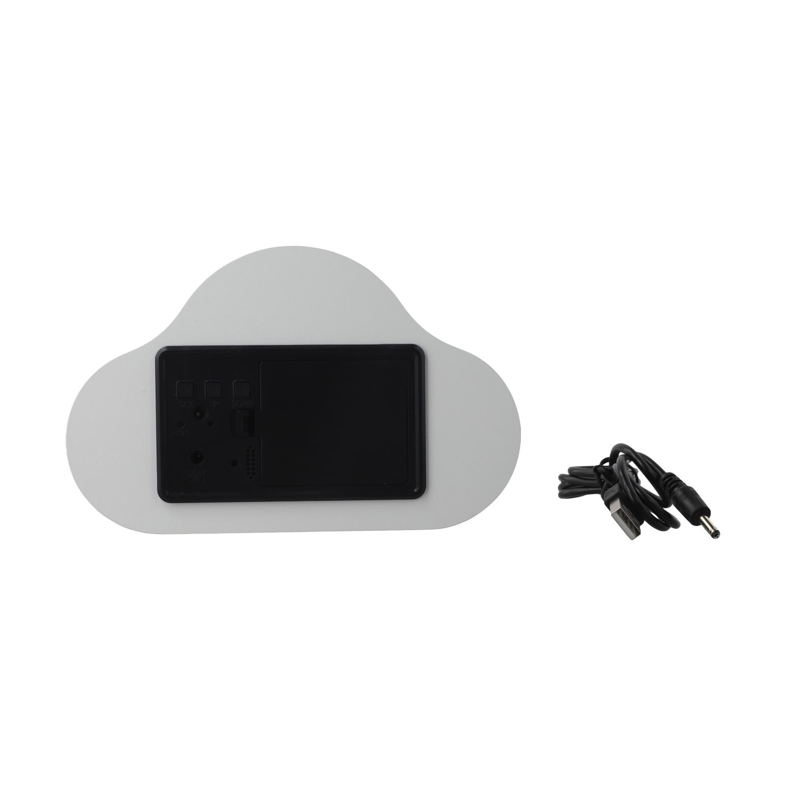 yaaqii AA14 New Cloud Alarm Clock Student Calendar Luminous LED Voice USB Digital Clock