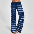 thumbnail image 1 of Pantalones holgados casuales con efecto tie-dye para mujer, moda europea y americana, 1 of 5