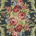 thumbnail image 6 of SAFAVIEH Classic Vintage Kyleigh Floral Polyester Area Rug, Black/Rose, 4' x 6', 6 of 7