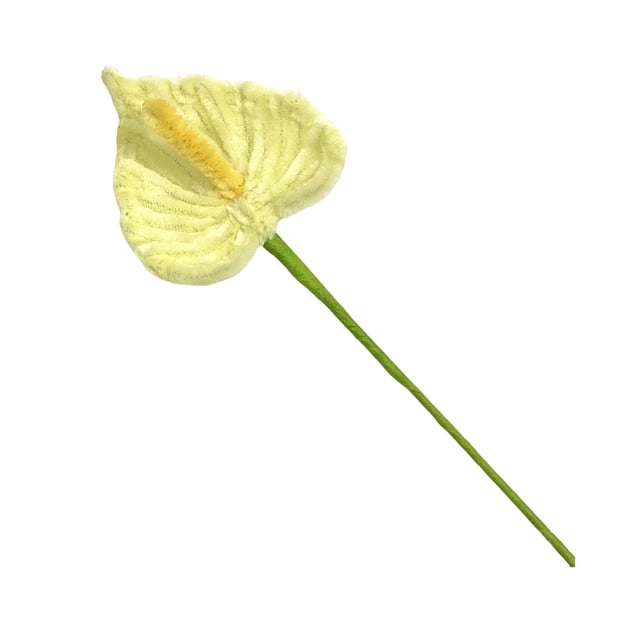 Limpiadores de pipas terminados, flores artesanales, flores de lirio de cala artificiales hechas a mano para el Día de la Madre, cumpleaños, bodas, decoración del hogar