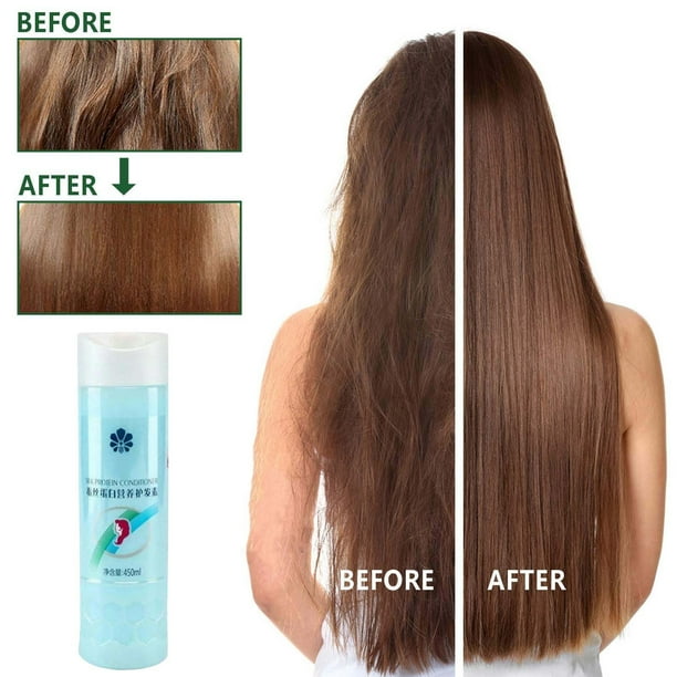 Acondicionador capilar perfumado, suavizante y de larga duración. Mascarilla capilar en crema para cabello seco y reseco (450 ml).