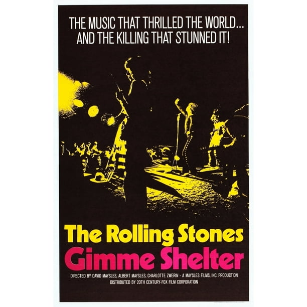 25 Best Photos Gimme Shelter Movie Netflix : Gimme Shelter - Rolling Stones 27x40 Movie Poster (1970 ...
