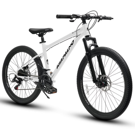 Ambifirner 26 inch Mountain Bike for All-Terrain, 21 Speed Shimano Twist Shifting, Front or Dual Suspension, Comfort Saddle, Sleek Colors | Front Suspension, Dual Suspension, Comfort Saddle