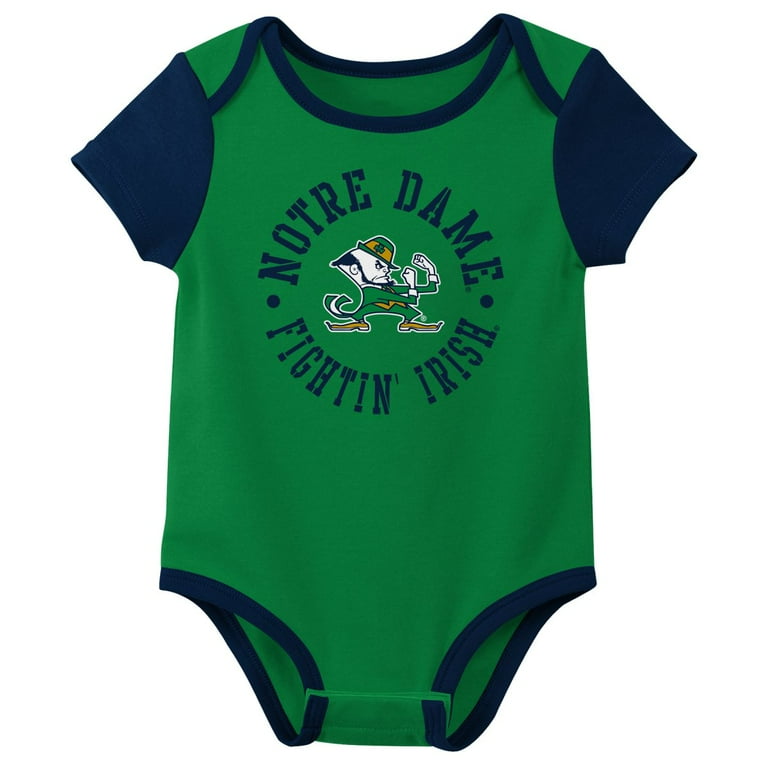 Notre Dame University NB INF Boy 3Pk Onesie 9K4N3FGEX 3 6M Walmart