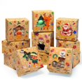 thumbnail image 1 of Minicajas navideñas para galletas qiqee, 30 unidades, 10 x 10 x 6 cm, 1 of 7