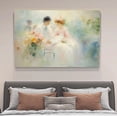 thumbnail image 4 of Abstract Art Modern Decorative Painting Lovers In The Flowers Framed Canvas Poster Bedroom Decor Sports Landscape Office Room Decor Gift,Frame-style,28×41inch (70×105cm), 4 of 8