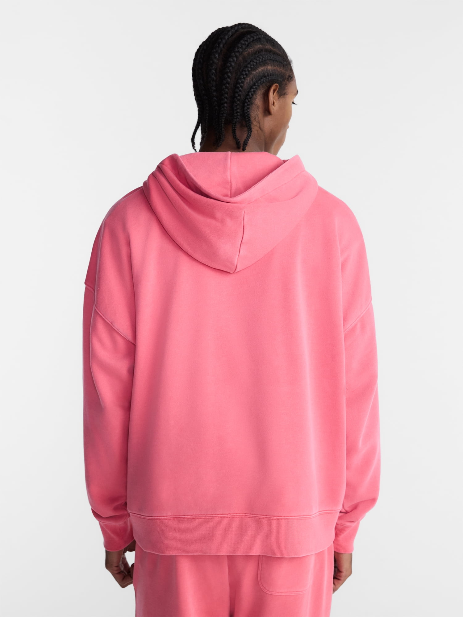 No Boundaries Oversized Hoodie with Long Sleeves, Men's XS-4XLT