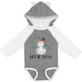 thumbnail image 3 of Inktastic Let It Snow Cute Snowman in Hat and Scarf Boys or Girls Long Sleeve Baby Bodysuit, 3 of 5