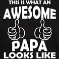 thumbnail image 3 of CafePress - Awesome Papa Looks Like T Shirt - Men's Classic Graphic Cotton T-Shirt, 3 of 4