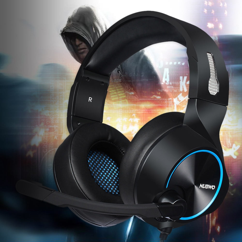 Labymos NUBWO N11 3.5mm Gaming Headset PC Deep Bass Headphones On Ear Earphone With Microphone For New Xbox One Mobile Phone Computer Laptop