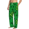thumbnail image 3 of Kdxio St Patrick's Day5 Print Men's Sleep Pajama Pant Lounge Pants with Pockets, 3 of 8